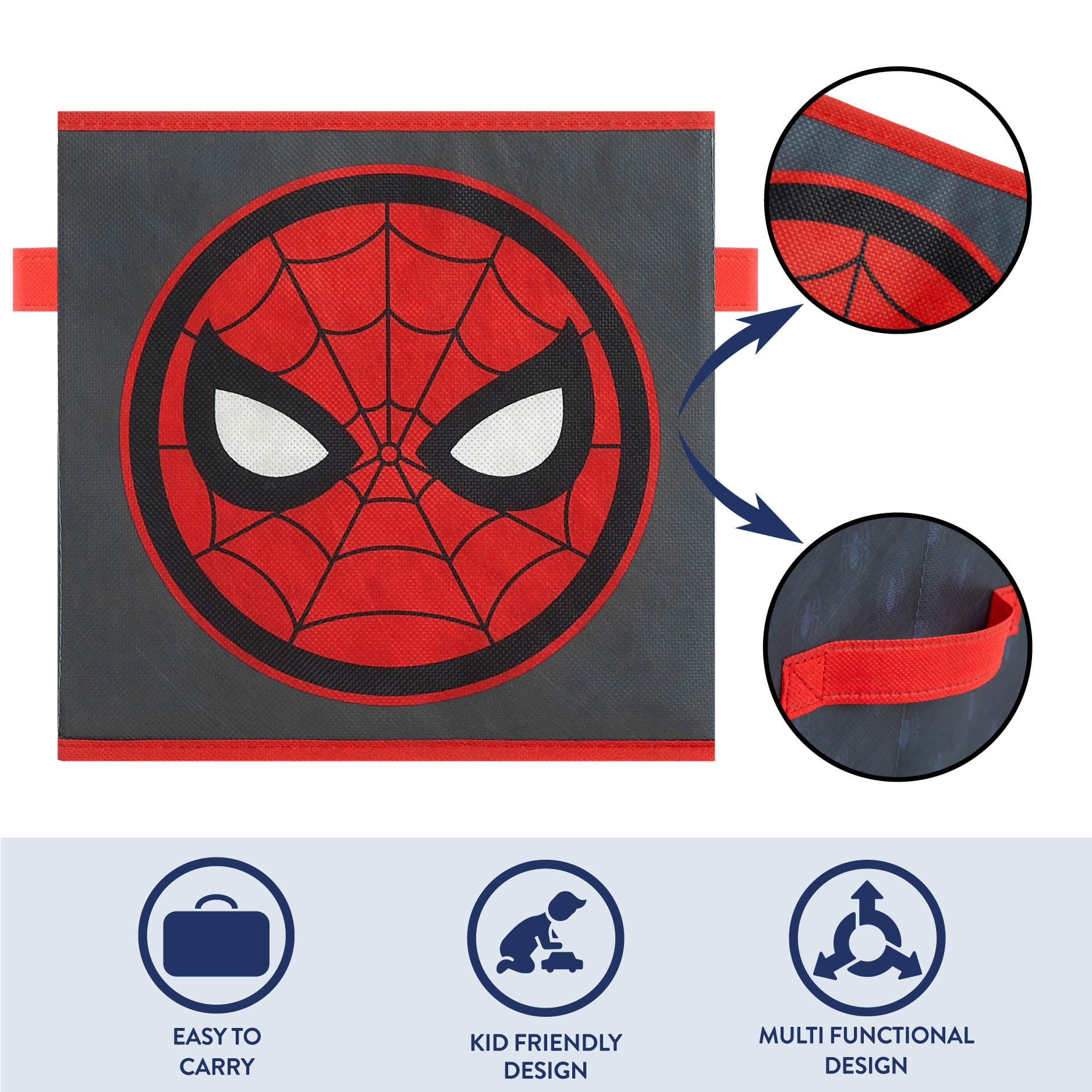 Spiderman Kids' Storage Cube