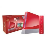 Red Nintendo Wii System Wii Loose