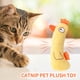 thumbnail image 5 of Muñeco Dinosaurio Color Gato Masticando Juguete Felpa Con Hierba Gatera (pollo) Amarillo, 5 of 8
