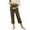 Green, variant on Ediodpoh Maternity Solid Color Trousers with Integrated Yoga Waistband and Functional Pockets Pants for Women GY2 M