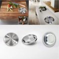 thumbnail image 4 of Steel Flap Flush Recessed Built-in Balance Swing Flap Lid Cover Trash Bin Garbage Can Kitchen Counter Top, 4 of 10