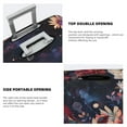 thumbnail image 5 of Haiem Colorful Flower Peacock Luggage Cover Printed Suitcase Covers for Luggage Elastic Washable Suitcase Protector Fits 18-32 Inch Luggage-Large, 5 of 9