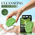 thumbnail image 2 of Kokovifyves Bamboo Charcoal Green Tea Foot Care Bar Soap, Deep Cleansing for Foot Daily Care 100g, 2 of 8