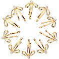 thumbnail image 5 of 10 Uds. De dijes de lazo para hacer joyas, dijes de lazo, colgantes de collar, dijes de joyería de cobre chapado, 5 of 5