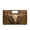 Bull Skull Crow, variant on Carved Highland Cow Handbag, Magnetic Snap PU leather Handle Purse for Wedding Beachside, Magnetic Snap Closure Womens Evening Handbags
