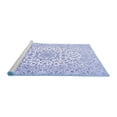 thumbnail image 2 of Ahgly Company Machine Washable Indoor Rectangle Medallion Blue Traditional Area Rugs, 5' x 8', 2 of 4