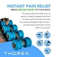 thumbnail image 2 of Thorex Back & Body Roller, Deep Tissue Muscle Massage and Pain Relief Blue, 2 of 5
