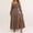 Coffee, variant on Plus Size Wedding Guest Dress off the Shoulder Long Sleeve Smocked Slit Cocktail Party Maxi Dress for Curvy Women Pink