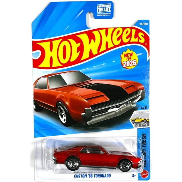 Vehículo de juguete Hot Wheels Custom '66 Toronado a escala 1:64