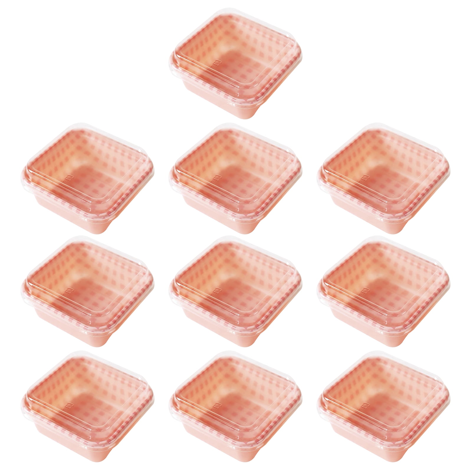 12x12 Food Grade Waterproof Transparent Clear Plastic Cake Boxes