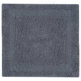 thumbnail image 4 of Better Trends 20" x 20" U-Shape Toilet Rug, 100% Cotton Tufted Bathroom Rug, Contour Mat, Water Absorbent, Reversible , Machine Wash Gray Lux Collection, 4 of 6