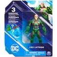 thumbnail image 2 of DC Comics, 4-Inch Lex Luthor Action Figure with 3 Mystery Accessories, 2 of 5