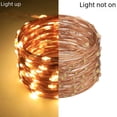 thumbnail image 3 of Cadena de luces navideñas con control remoto de alambre de cobre para decoración de interiores, cadena de luces LED de color con USB, 3 of 5