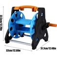 thumbnail image 4 of Hose holder garden hose reel water hose roller performance memory hose hose reel auto wash hose reel mobile park terrace backyard farm, 4 of 5