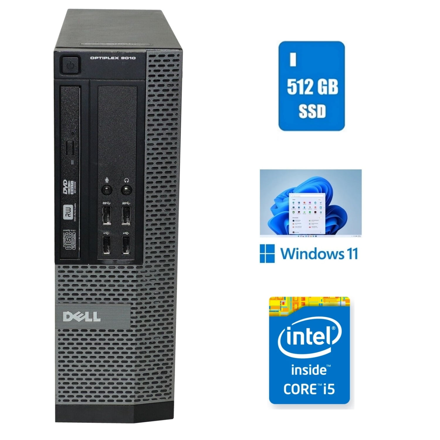 Dell Optiplex 9010 23-inch All-In-One Desktop PC (Intel Core I5 3570S 3.1GHz, 4GB RAM, 500GB HDD, DVDRW, LAN, Webcam, Integrated Graphics, Windows 7 Professional - Foto 7