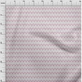 thumbnail image 3 of oneOone Organic Cotton Voile Fabric Chevron|Triangle & Square Geometric Printed Fabric 1 Yard 42 Inch Wide, 3 of 4