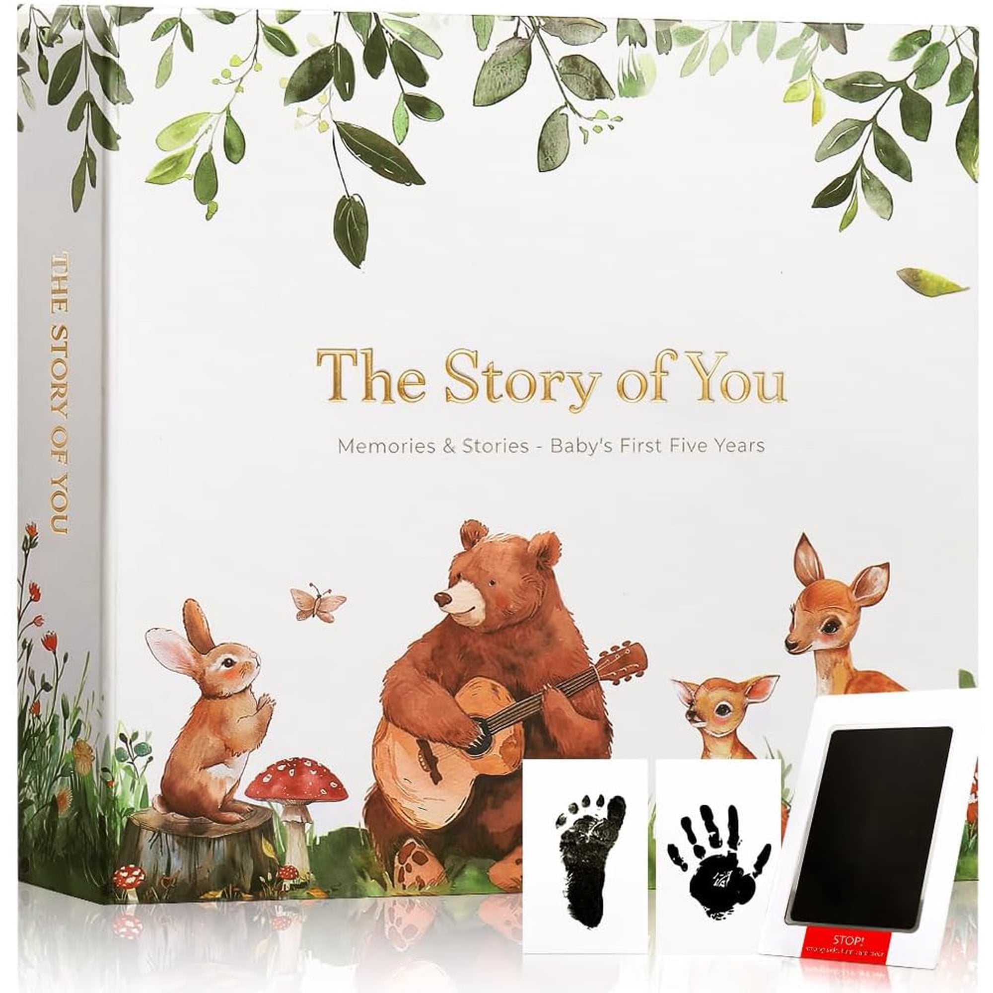 Baby Book Keepsake for Baby Gift,Baby Memory Book Scrapbook