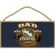 thumbnail image 1 of Sjt Enterprises Inc. Placa De Madera Con Texto En Inglés "Dad The Man The Myth The Fishing Legend", De 5.0 X 10.0 In, Con La Obra De Arte De Buckwear (Sjt00611), 1 of 1