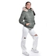 thumbnail image 2 of Chamarra con cinto y capucha desmontable Roman Fashion /Juvenil, 8380 (Verde militar) verde oscuro M, 2 of 6