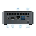 thumbnail image 4 of Intel NUC10i7FNH Mini PC, Intel Core i7-10710U Upto 4.7GHz, 16GB RAM, 128GB NVMe SSD + 1TB HDD, HDMI, Thunderbolt, Card Reader, Wi-Fi, Bluetooth, Windows 10 Pro, 4 of 8