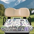 thumbnail image 3 of XYZCANDO Cute Golf Themed Golf Cart Seat Cover with 4 Pockets - Universal Non-slip Washable Terry Cloth for 2-Seat Golf Carts, 3 of 8