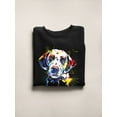 thumbnail image 3 of Pastell Colorful Dalmatian Sweatshirt Women -Weekday Best Designs, Female 3X-Large, 3 of 4