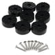 thumbnail image 2 of 8 Unids Antideslizante Muebles Almohadillas Silla pequeña sala De Goma Parachoques Pies Almohadillas Con Tornillos De Rosca forma forma forma Diámetro 3 Cm Yotijar Cojín antideslizante para pies de silla de mesa, 2 of 5