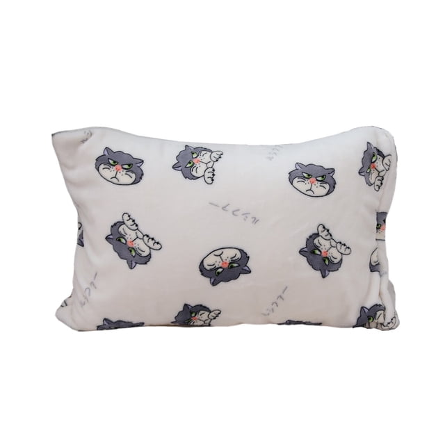 Manta de felpa de Hello Kitty para niña, funda de almohada de franela de Anime, Kawaii, Sanrio, decoración de habitación, siesta, aire acondicionado, regalo fino