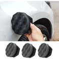 thumbnail image 1 of Esponja para encerar neumáticos de coche, esponja para encerar cuero, disco de esponja para encerar cuero, delicado, tipo onda, agarre de mano, 3 piezas JM, 1 of 5