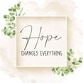 thumbnail image 3 of Allen, Kimberly 20x20 Black Modern Framed Museum Art Print Titled - Hope Changes, 3 of 5
