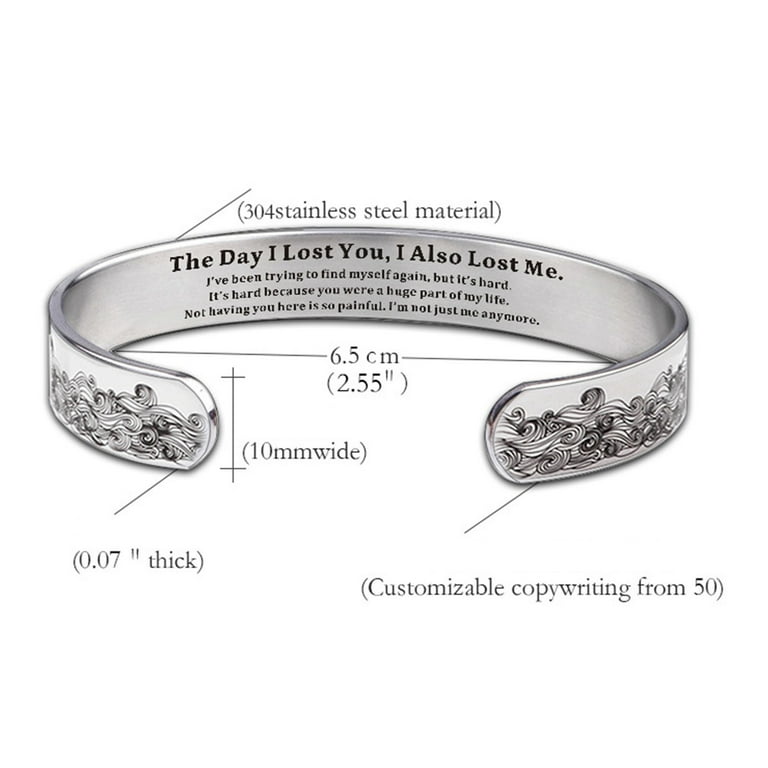 Matching Couple Cuff Bracelets | "I Love You" & "I Know" Engraved | Brushed Gunmetal Stainless Steel With Leather
