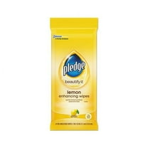 Lemon Scent Wet Wipes Cloth, 7 x 10, White, 24/Pack