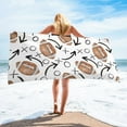thumbnail image 1 of Extra 30% Off Selected Items,Microfiber Beach Towel, Super Lightweight Blanket, Quick-Dry, Sandproof, Multi-Purpose, For Travel, Pool, 30x60 Inch, Absorbent, Compact | 100%Polyester, Multicolor, 1 of 8