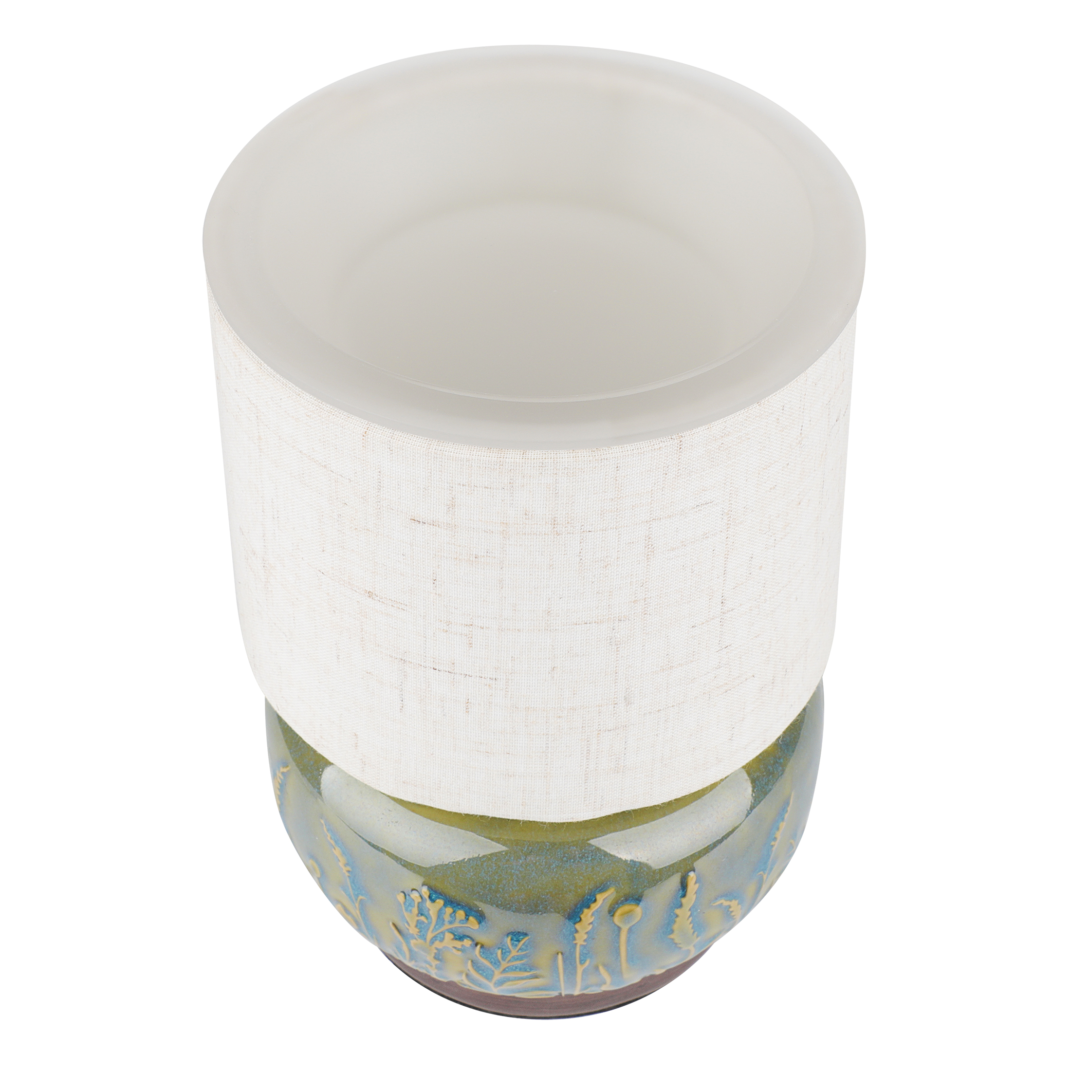 Better Homes & Gardens Green Ceramic Lamp Wax Warmer photo 5