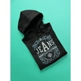 thumbnail image 3 of Jeans Denim  Hoodie Men -Image by Shutterstock, Male 3X-Large, 3 of 4