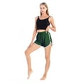 thumbnail image 1 of WBQ Casual Short Pants Cotton Sports Shorts Yoga Dance Running Shorts Dark Green Tag M/US 8, 1 of 7