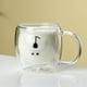 thumbnail image 3 of Hermosa decoración para el hogar, regalo perfecto para todas las ocasiones, diseño duradero de vidrio de doble pared con aislamiento al vacío de doble capa, tazas multifuncionales para sus bebidas, 3 of 5