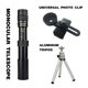 thumbnail image 4 of Greeniant Telescopio monocular 10-300x40 Telescopio binocular monocular de alta Compatible con teléfono inteligente con Accesorios de cámara y óptica estándar+trípode+clip Greeniant OD000501-02, 4 of 6