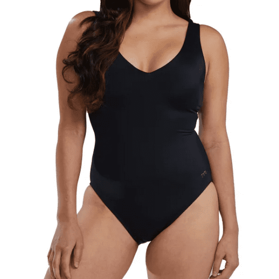 TYR Ladies' One Piece Swimsuit Black Large