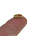 thumbnail image 2 of Abbracc 50pcs Brass Split s Double Loop Jump Diameter for Charm Jewelry Making, 2 of 9