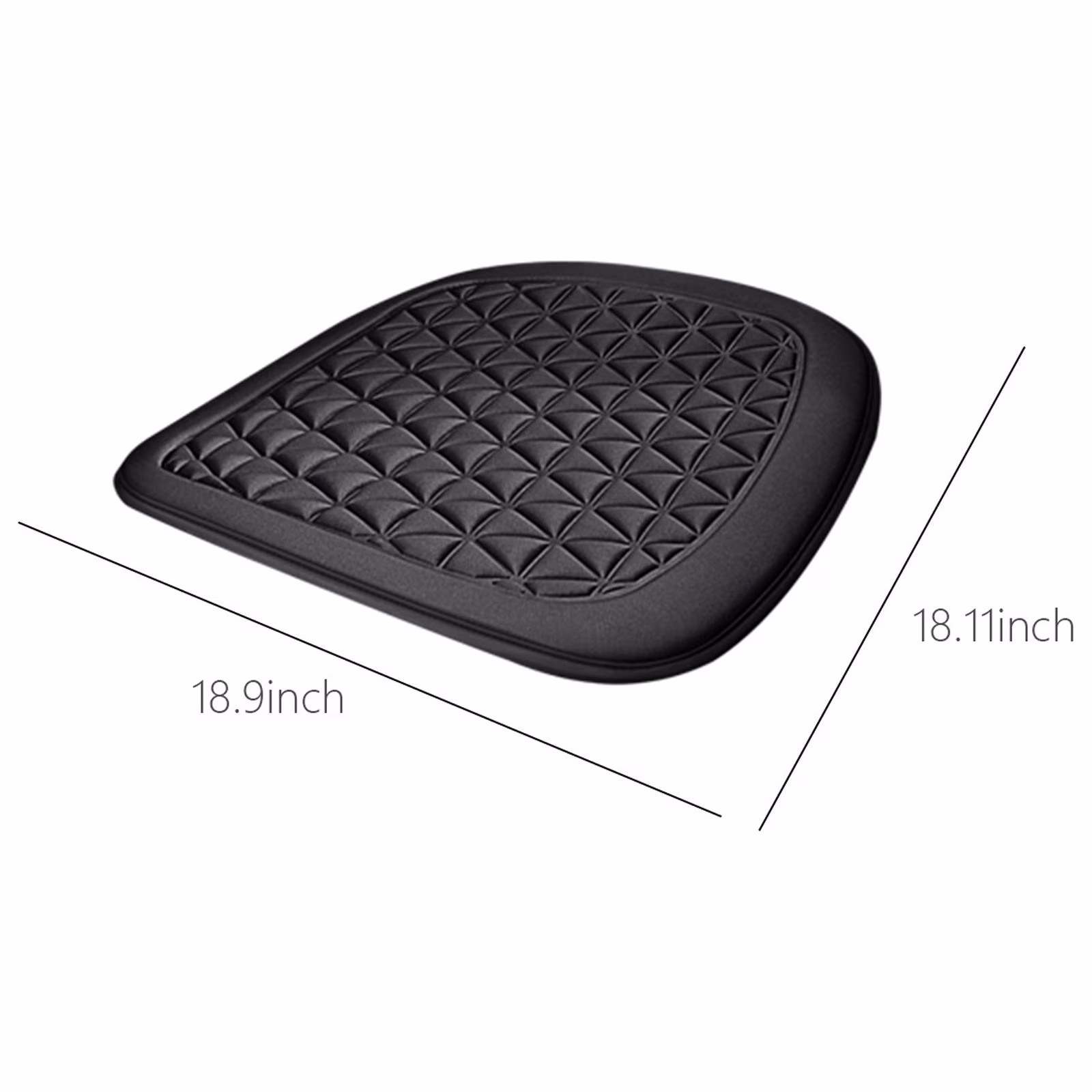 thumbnail image 4 of Car Seat Cushion for Long Driving, Breathable Soft Car Cushion, Cooling Gel Seat Cushion Keep You Comfortable for Long Car Rides 18.9x18.11 inches, 4 of 7