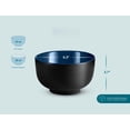 thumbnail image 6 of Ramen Bowl  Noodle Large Soup Ceramic Capacity For Pho Udon Soba Microwave And Dishwasher Safe 34 Oz Set Of 4 (black/navy), 6 of 6