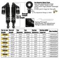 thumbnail image 1 of Black 280mm 320mm 340mm 360mm 380mm 440mm Motorcycle Air Shock Absorber Rear Suspension Atv Quad Scooter Dirt Bike Motor D20, 1 of 2