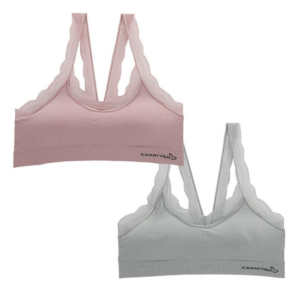 Top Carnival para Mujer con Seamless Rosa y Gris 2 Piezas Talla CH