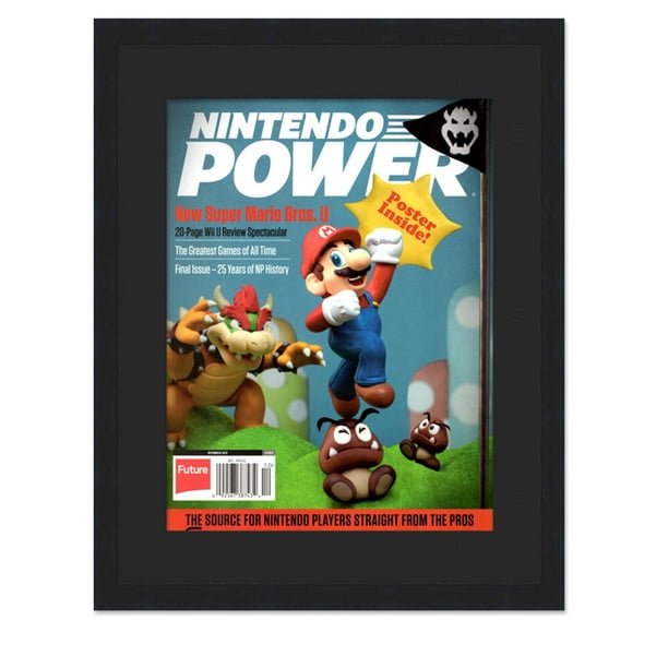 Nintendo Magazine Picture Frame Complete with Acrylic, Backing, and