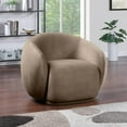 thumbnail image 2 of Meridian Furniture Emery Taupe Velvet Chair, 2 of 9