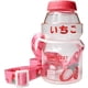 thumbnail image 1 of Botella de agua de jugo de fruta de plástico - taza individual de fresa transparente + correa Ormromra WMSS-98-3, 1 of 6