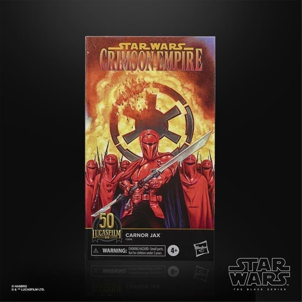 Star Wars Carnor Jax Action Figure Crimson Empire Black Series LucasFilm 50th Anniversary Hasbro