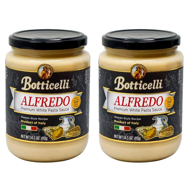 Botticelli Alfredo Premium Pasta Sauce (14.5oz) (4 Pack)
