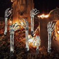 thumbnail image 2 of 10 Piezas de Decoraciones de de Esqueleto para Halloween. Manos de Esqueleto Realistas, Ideales para Decoraciones de Jardín, Césped y Cementerio., 2 of 5
